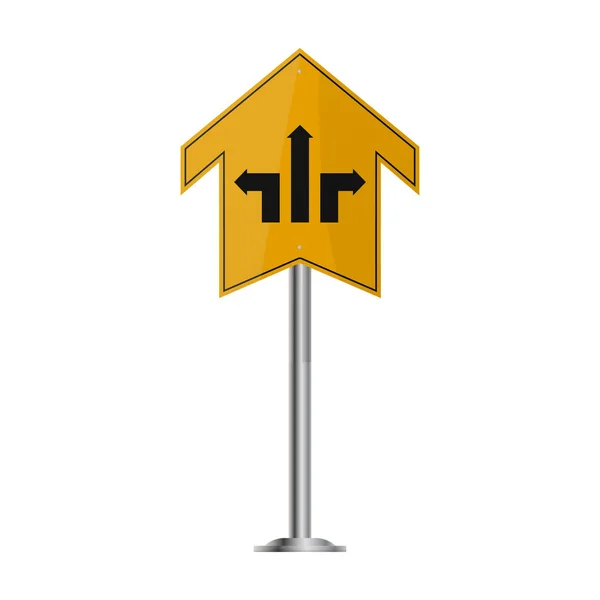 Señal de tráfico vector icon.Cartoon icono de vector señal de carretera aislado sobre fondo blanco  . — Archivo Imágenes Vectoriales
