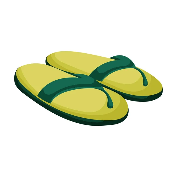 Sandal vektor icon.Cartoon vector icon terisolasi di white background sandal  . - Stok Vektor