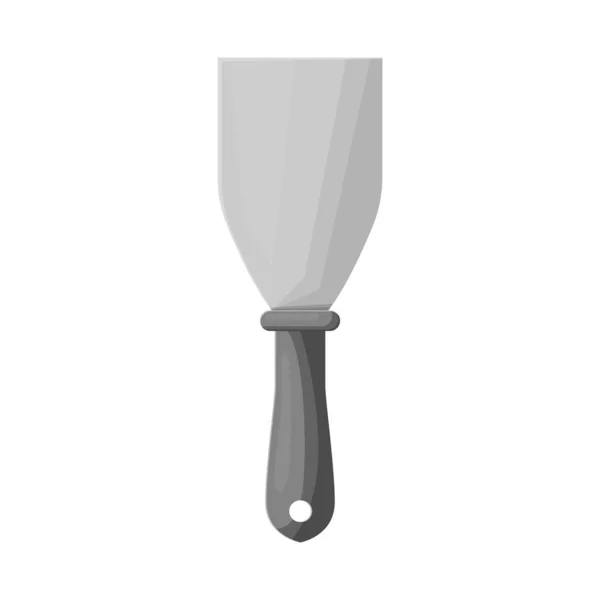 Isolated object of spatula and scraper icon. Web element of spatula and trowel stock vector illustration. — ストックベクタ