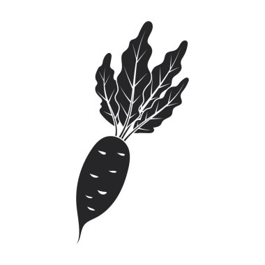 Pancar vektör simgesi. Siyah vektör simgesi beyaz pancar pancarında izole edildi .