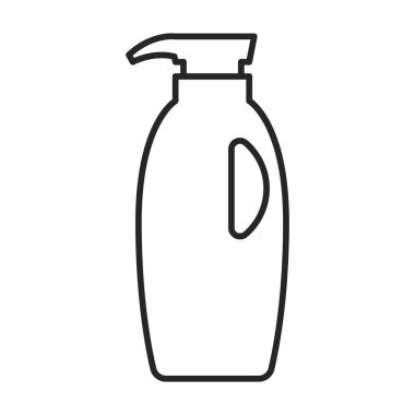 Deterjan vektör simgesi. Çizgi vektör simgesi beyaz arkaplan deterjanı üzerinde izole edildi.