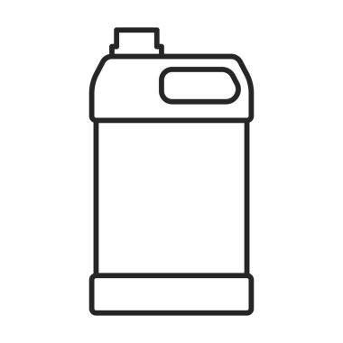 Temiz ürün vektör simgesi. Beyaz arkaplan temiz ürün üzerinde çizgi vektör simgesi izole edildi.