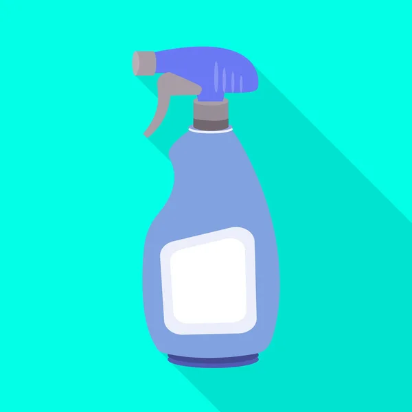 Isolated object of detergent and bottle sign. Web element of detergent and liquid stock vector illustration. — 스톡 벡터