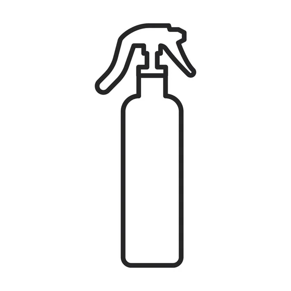 Ícone vetorial detergente icon.Line vetor isolado no detergente fundo branco . — Vetor de Stock