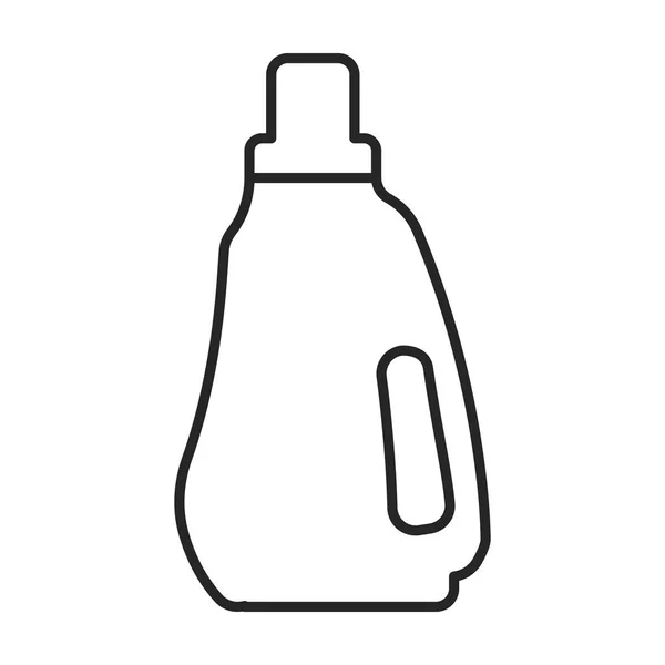 Ikona wektora detergentów.Ikona wektora linii izolowana na białym detergencie tła. — Wektor stockowy