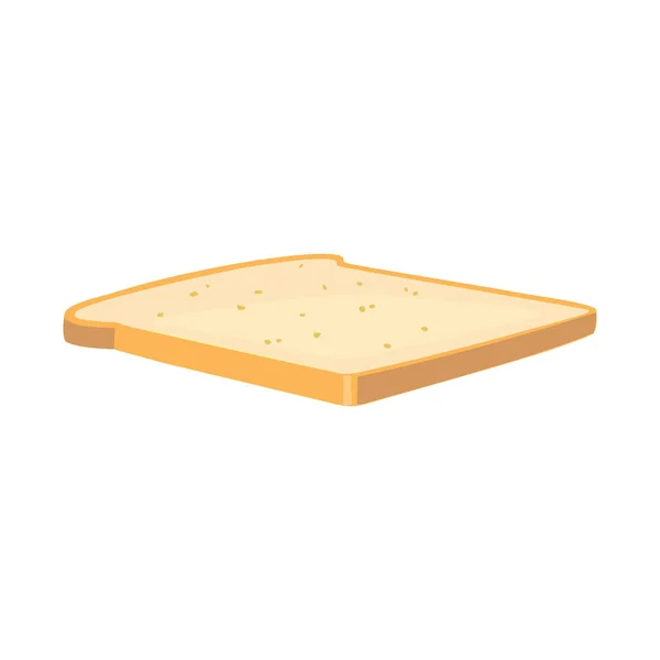 Vektorový design chleba a toastového symbolu. Webový prvek ilustrace vektoru chlebů a plátků. — Stockový vektor