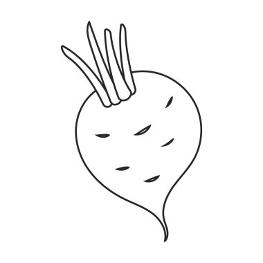 Pancar vektör simgesi. Beyaz pancar üzerinde çizgi vektör simgesi izole .