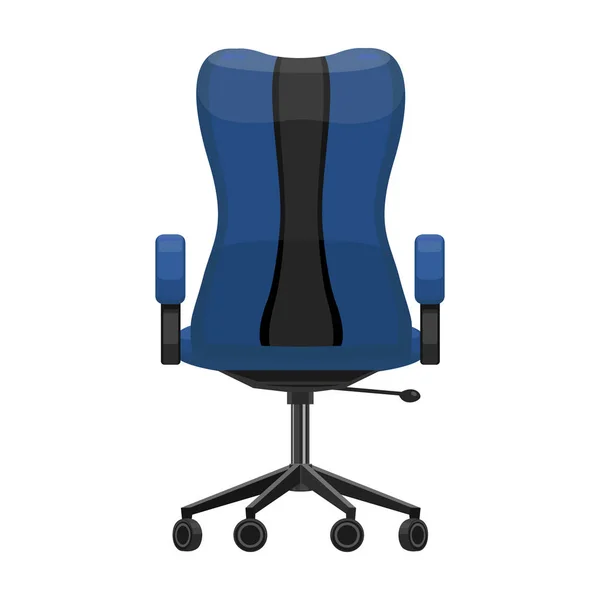 Krzesło wektor mebli ikona wektor Cartoon ikona izolowane na białym tle krzesło mebli . — Wektor stockowy