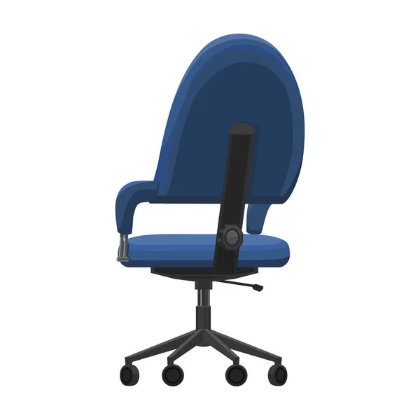 Krzesło wektor mebli ikona wektor Cartoon ikona izolowane na białym tle krzesło mebli . — Wektor stockowy
