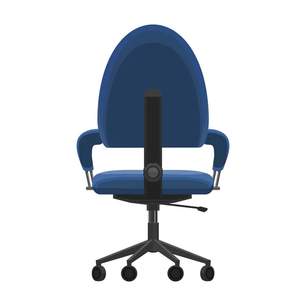 Stoel van meubilair vector icon.Cartoon vector pictogram geïsoleerd op witte achtergrond stoel van meubilair . — Stockvector