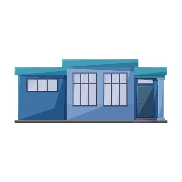 Building of apartment vector icon.Cartoon vector icon isolated on white background building of apartment. — ストックベクタ