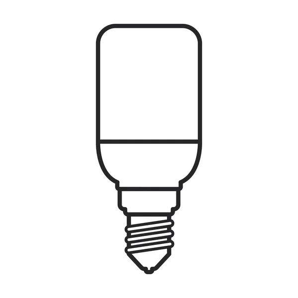 Halogenlampen-Vektorsymbol. Linienvektorsymbol isoliert auf weißem Hintergrund Halogenlampe. — Stockvektor