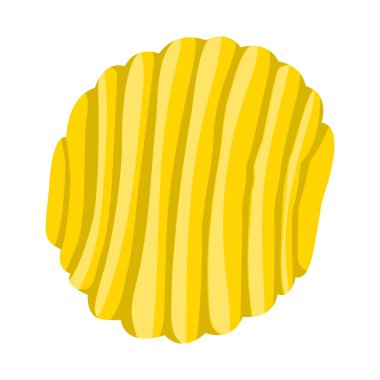 Çip ve flütlü logonun vektör tasarımı. Çipin web ögesi ve ağ için sağlıklı hisse sembolü.