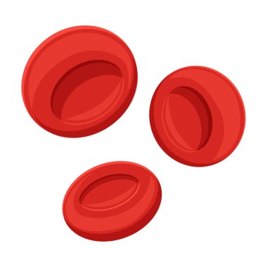 Kan vektör ikonu molekülü. Karikatür vektör ikonu beyaz arka plan molekülü üzerinde izole edilmiş..