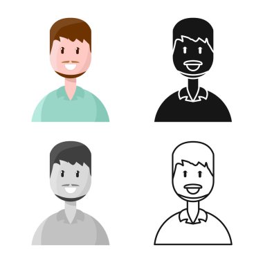 Isolated object of doctor and science symbol. Set of doctor and professor stock vector illustration.