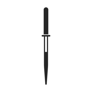 Dropper vector icon.Black.simple vector icon isolated on white background dropper.