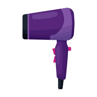 Hair dryer vector icon.Cartoon vector icon isolated on white background hair dryer .