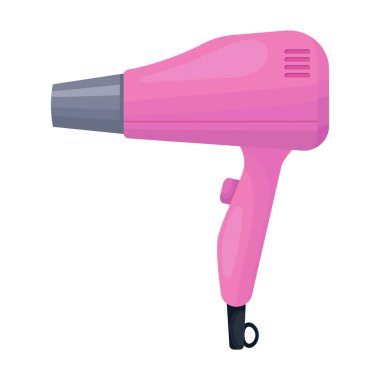 Hair dryer vector icon.Cartoon vector icon isolated on white background hair dryer .