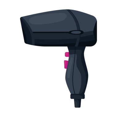 Hair dryer vector icon.Cartoon vector icon isolated on white background hair dryer .