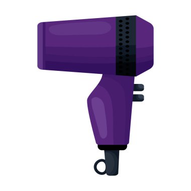 Hair dryer vector icon.Cartoon vector icon isolated on white background hair dryer .