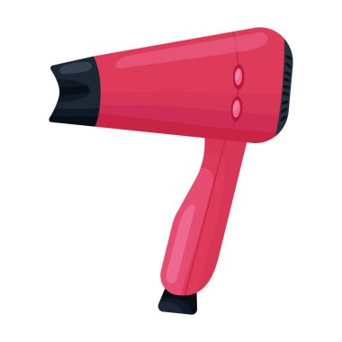 Hair dryer vector icon.Cartoon vector icon isolated on white background hair dryer .