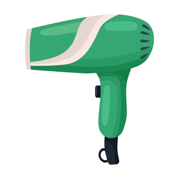 Secador de pelo icono vectorial. Icono vectorial de dibujos animados aislado sobre fondo blanco secador de pelo  . — Vector de stock