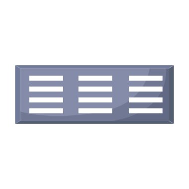 Ventilation grate vector icon.Cartoon vector icon isolated on white background ventilation grate.
