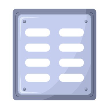 Ventilation grate vector icon.Cartoon vector icon isolated on white background ventilation grate.