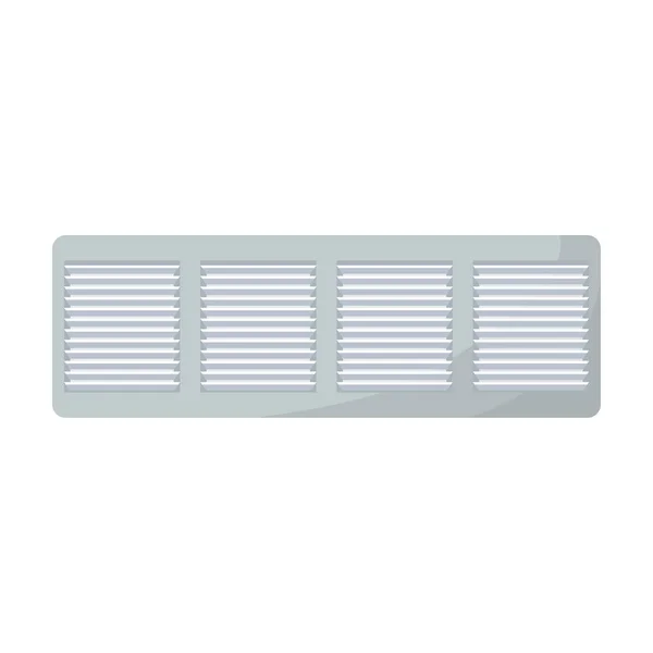 Ventilation grate vector icon.Cartoon vector icon isolated on white background ventilation grate. — ストックベクタ