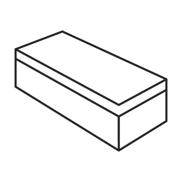 Siège de jardin vecteur icon.Outline.line icône vectorielle isolé sur fond blanc siège de jardin  . — Image vectorielle