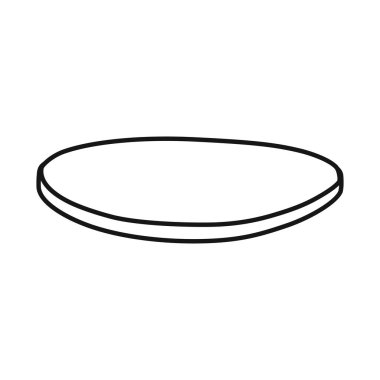 Pirzola ve sosis logosunun vektör çizimi. Stok için pirzola ve dilim vektör simgesi grafiği.