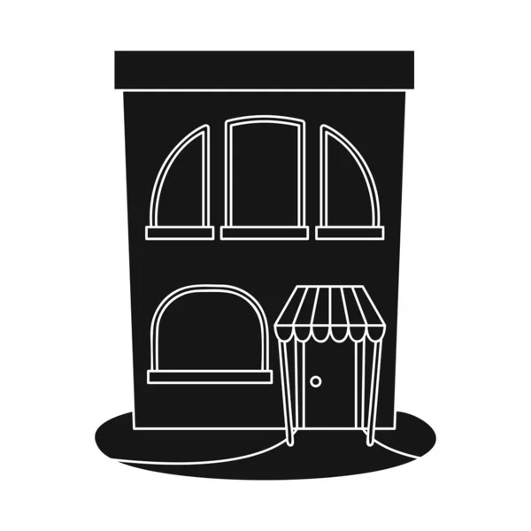 Векторная иллюстрация книжного магазина и современный логотип. Коллекция векторной иконки магазина и книжного магазина на складе . — стоковый вектор
