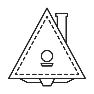 Kuş evi vektör simgesi. Beyaz arka plan kuş evinde izole edilmiş ana vektör simgesi.