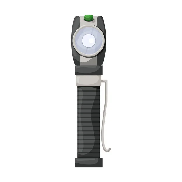 Taschenlampe Vektor icon.cartoon Vektor-Symbol isoliert auf weißem Hintergrund Taschenlampe . — Stockvektor