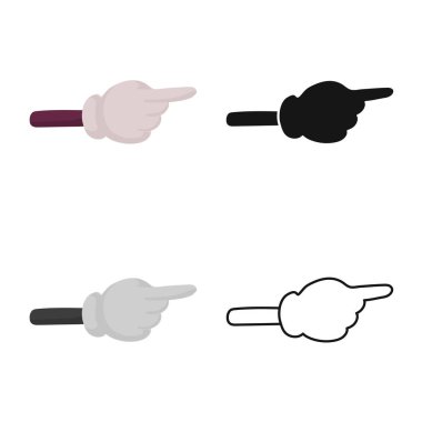 Isolated object of hand and arm symbol. Web element of hand and comic stock symbol for web.