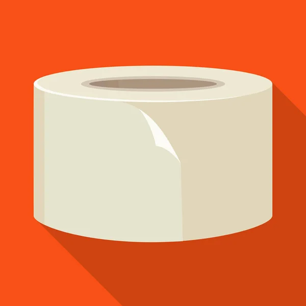 Vector design of scotch and tape symbol. Graphic of scotch and roll vector icon for stock. — 스톡 벡터