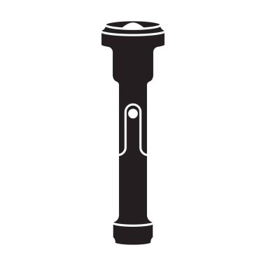 El feneri vektör simgesi. Siyah, simge vektör simgesi beyaz arkaplan fenerinde izole edildi .