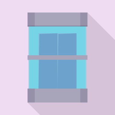 Kaldırma vektörü simgesi. Düz vektör simgesi beyaz arkaplan kaldırmada izole edildi.