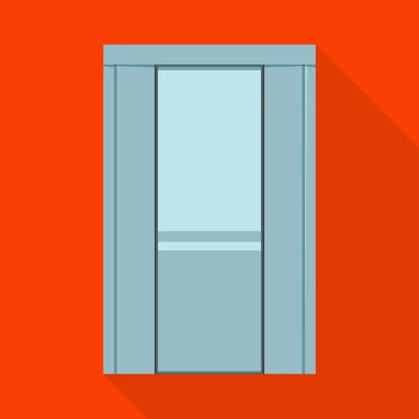 Ανελκυστήρας διάνυσμα εικόνα.Επίπεδη διάνυσμα εικονίδιο απομονώνονται σε λευκό φόντο ασανσέρ. — Διανυσματικό Αρχείο