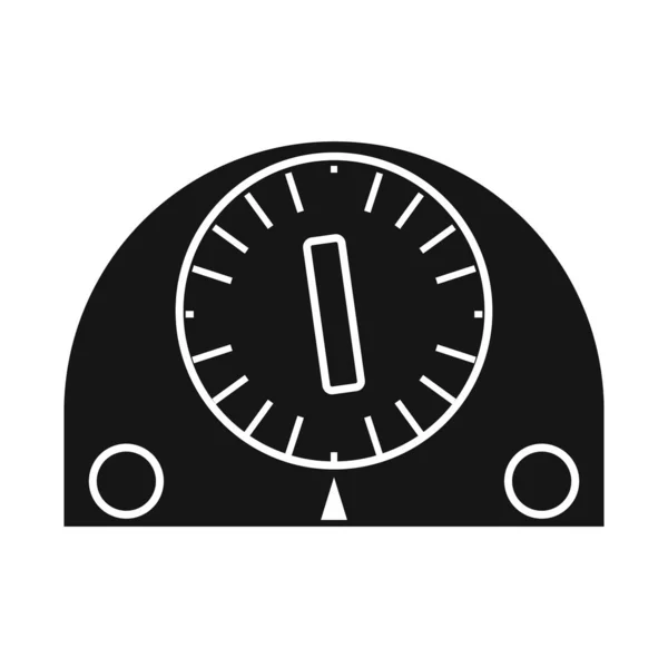 Wektor ilustracji zegara i oglądać ikonę. Ilustracja wektora czasowego i minutowego. — Wektor stockowy