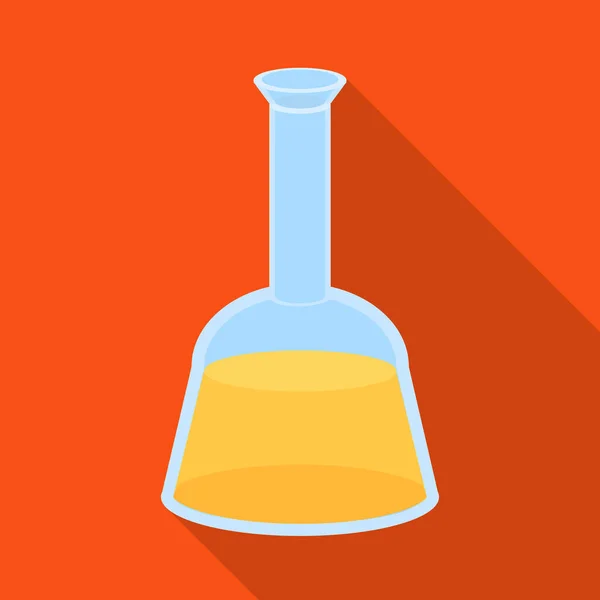 Vector illustration of flask and lab symbol. Graphic of flask and test stock vector illustration. — 图库矢量图片