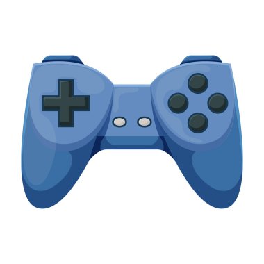 Oyun joystick vektör simgesi. Çizgi film vektör simgesi beyaz arkaplan oyununda izole edildi.