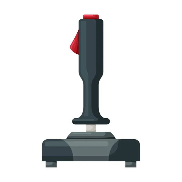 Lever joystick vector icon.Cartoon vector icon isolated on white background lever joystick . — Stockvektor