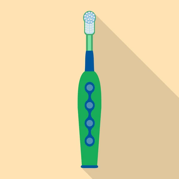 Toothbrush vector icon.Flat vector icon isolated on white background toothbrush . — Stockvektor