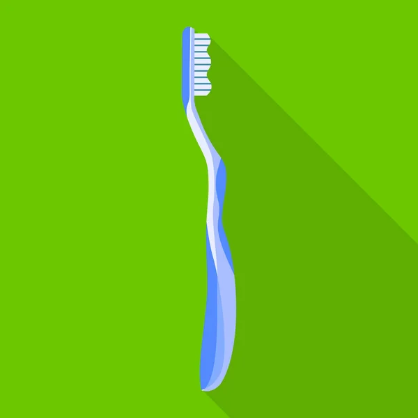 Tooth brush vector icon.Flat vector icon isolated on white background tooth brush . — Stock Vector