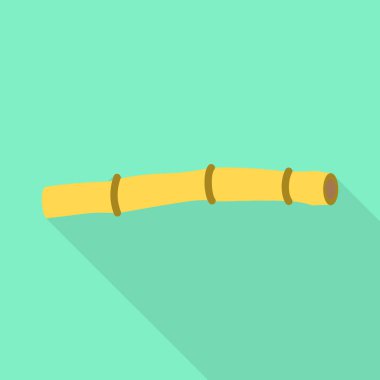 Kök ve şeker sembolünün vektör tasarımı. Kök ve baston vektör illüstrasyonunun web ögesi.