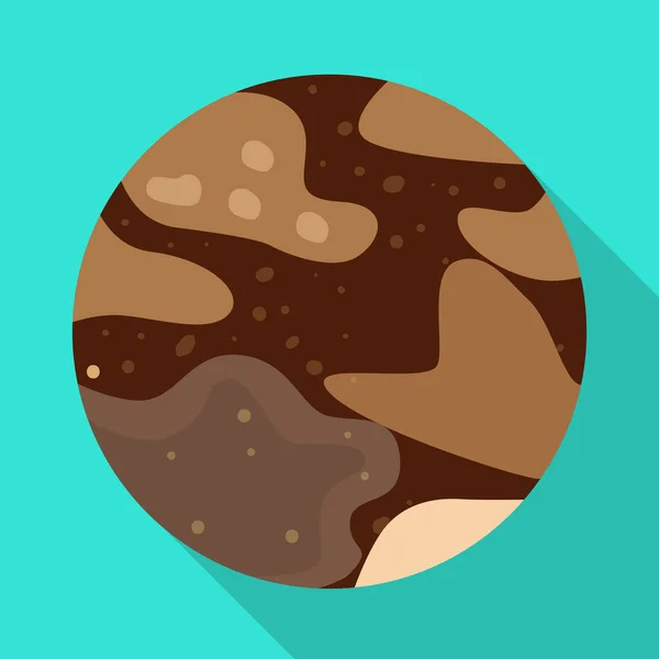 Vector design of pluto and nasa logo. Web element of pluto and nebula vector icon for stock. — Wektor stockowy