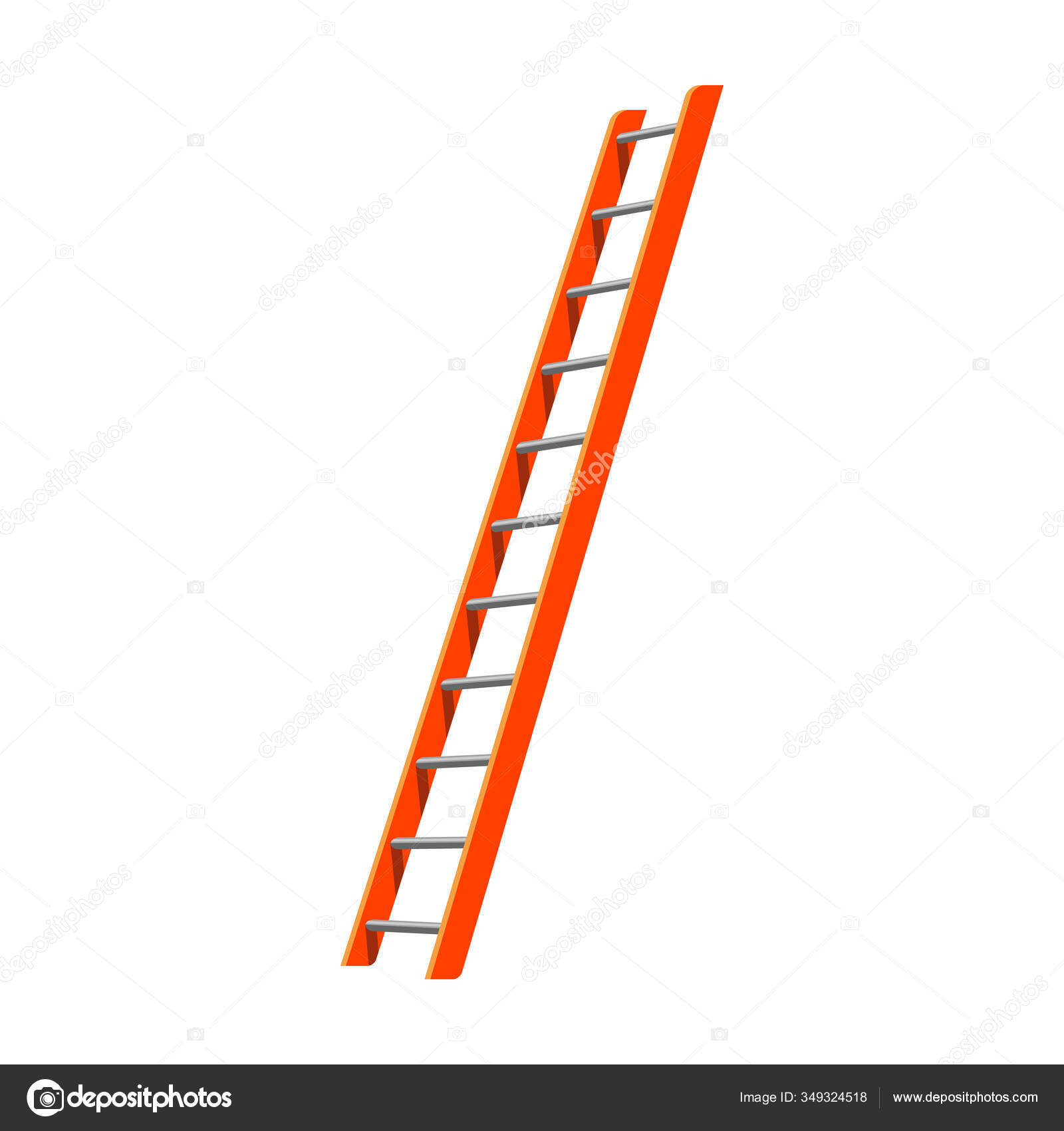 Ladder vector  vector icon isolated on white background ladder.  Stock Vector Image by ©magicleaf #349324518