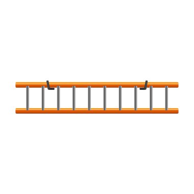 Ladder vector icon.Cartoon vector icon isolated on white background ladder.