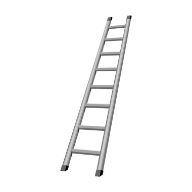 Ladder vector icon.Cartoon vector icon isolated on white background ladder.